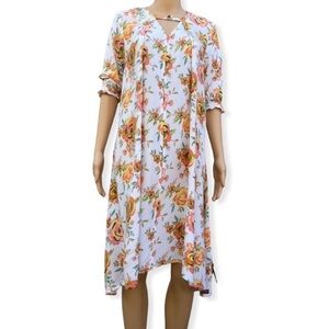 Matilda Jane Short Sunday Best Sleeve Floral Dress Size Small